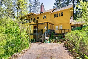 On-site River Access: Quiet Home in Wilseyville!