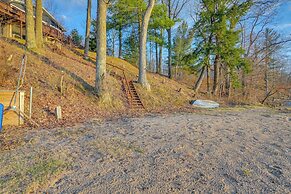 Lake Home w/ Dock + Fire Pit: Steps to Sandy Beach