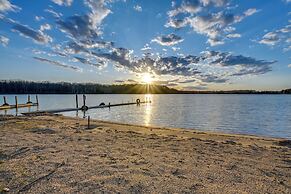 Lake Home w/ Dock + Fire Pit: Steps to Sandy Beach