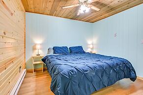 Lake Home w/ Dock + Fire Pit: Steps to Sandy Beach