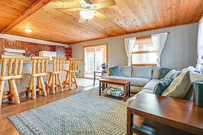 Lake Home w/ Dock + Fire Pit: Steps to Sandy Beach