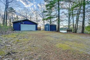 Lake Home w/ Dock + Fire Pit: Steps to Sandy Beach
