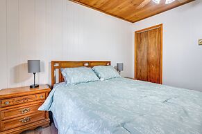 Lake Home w/ Dock + Fire Pit: Steps to Sandy Beach