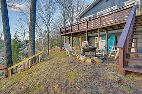 Lake Home w/ Dock + Fire Pit: Steps to Sandy Beach