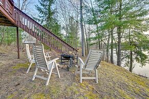 Lake Home w/ Dock + Fire Pit: Steps to Sandy Beach