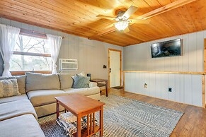 Lake Home w/ Dock + Fire Pit: Steps to Sandy Beach