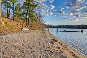 Lake Home w/ Dock + Fire Pit: Steps to Sandy Beach