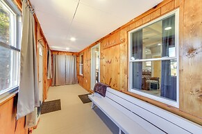 All-season Seney Home w/ Private Yard & Fire Pit!