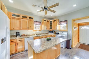 All-season Seney Home w/ Private Yard & Fire Pit!