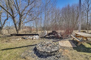 All-season Seney Home w/ Private Yard & Fire Pit!