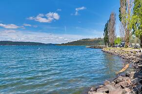 Harrison Home w/ Grill & Lake Views: Walk to Town!