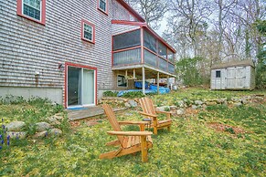 Beach & Lake Access: Home w/ Porch in Mashpee!