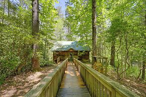 Near Lake Lure: Quiet Cabin w/ Deck & Trail Access