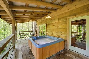Near Lake Lure: Quiet Cabin w/ Deck & Trail Access