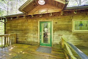 Near Lake Lure: Quiet Cabin w/ Deck & Trail Access