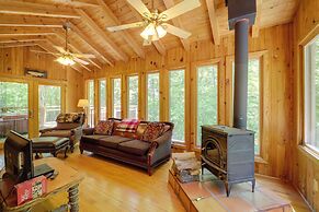 Hot Tub & Deck: Secluded Marion Cabin