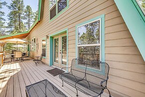 Rustic Cloudcroft Cabin w/ Spacious Deck & Grill!