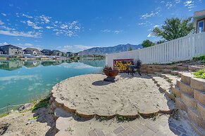 Lakefront Utah Home w/ Private Beach, Dock & Canoe