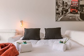 Modern Studio With Balcony Near the Beach