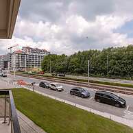 Modern Studio With Balcony Near the Beach