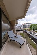 Modern Studio With Balcony Near the Beach