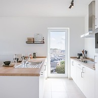Apartment With View of the Port of Zeebrugge