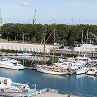 Apartment With View of the Port of Zeebrugge