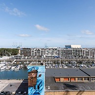 Apartment With View of the Port of Zeebrugge