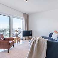 Apartment With View of the Port of Zeebrugge