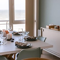 Bright Seaview Apartment in Oostende