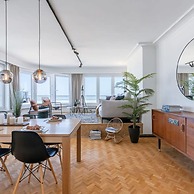 Frontal Seaview Apartment in Ostend