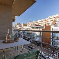 Bright Apartment With 2 Terraces Close to Beach