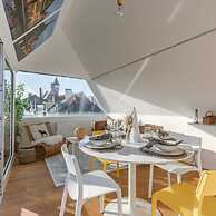 Bright Apartment Overlooking the 3 Towers of Ghent