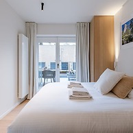 Trendy Apartment on top Location in Knokke for 7