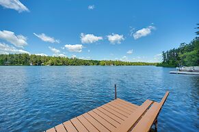 Lakefront Cabin w/ Dock, Fire Pits in Danbury!