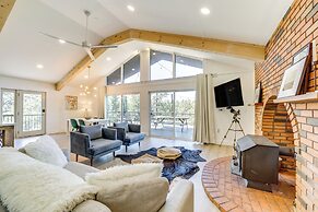 Pine Cabin w/ Large Deck & Scenic Mountain Views!