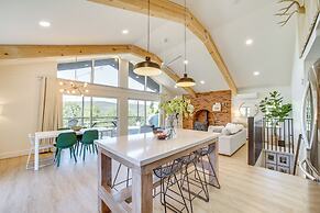 Pine Cabin w/ Large Deck & Scenic Mountain Views!