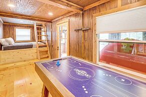 Lakefront Sparta Cabin w/ Private Beach & Dock!