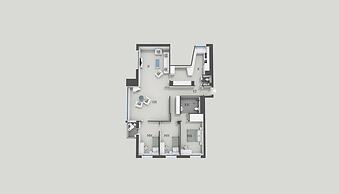 Spacious 3BR Apartment in Kaleva