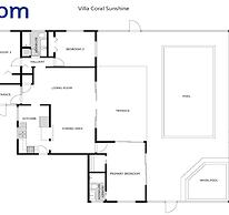 Coral Sunshine - Large South Terrace With Pool spa