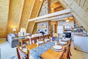 Upper Peninsula Lakefront A-frame Cabin w/ Dock