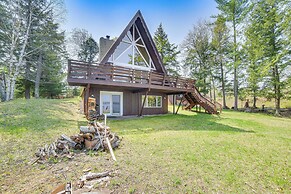 Upper Peninsula Lakefront A-frame Cabin w/ Dock