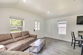 Walk to Lake: Cozy Grove Cabin w/ Fire Pit