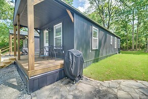 Walk to Lake: Cozy Grove Cabin w/ Fire Pit