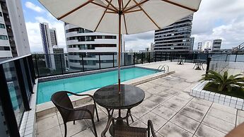 Apt 2 quartos com varanda próximo Praça Casa Forte o bairro mais agrad