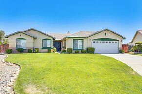 Victorville Home w/ Large Yard & Charcoal Grill!