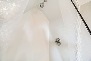 Deck & Scenic View: Historic Cabin in Piney Creek!