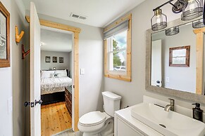 Deck & Scenic View: Historic Cabin in Piney Creek!