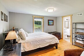 Deck & Scenic View: Historic Cabin in Piney Creek!