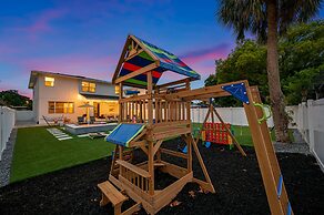 Luxury Home w Heated Pool, Gym, Playground & More!